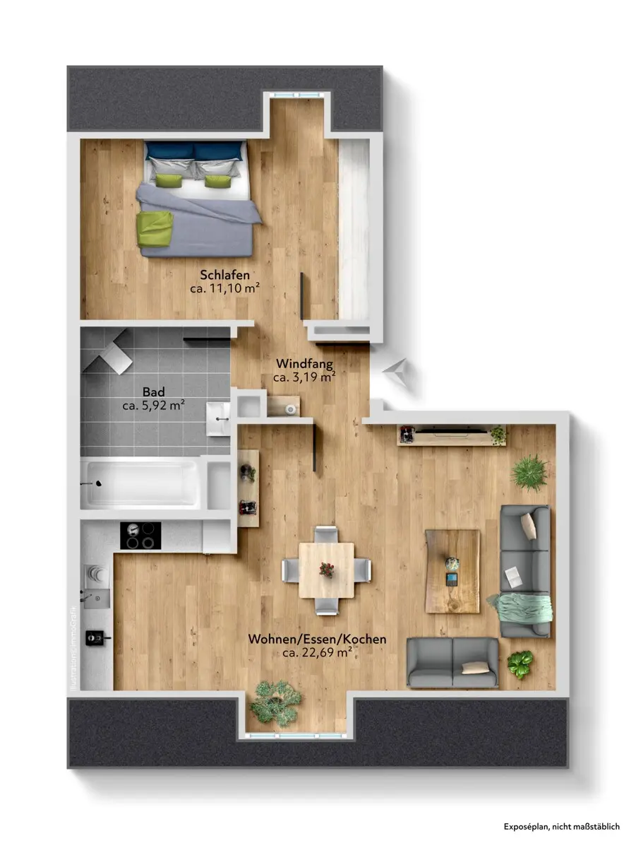 Der Grundriss Ihrer Wohnung