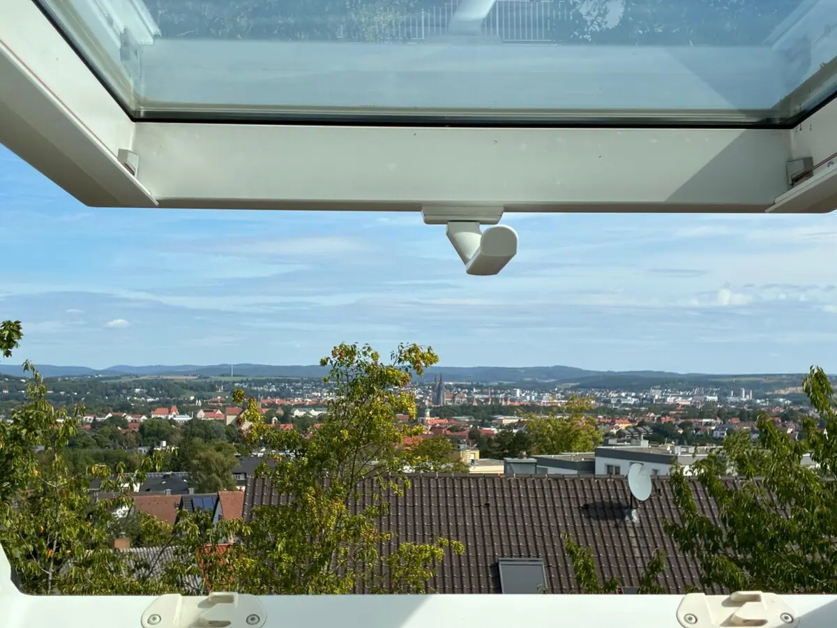 Mit Blick über die Stadt
