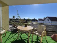 Ausblick vom Balkon