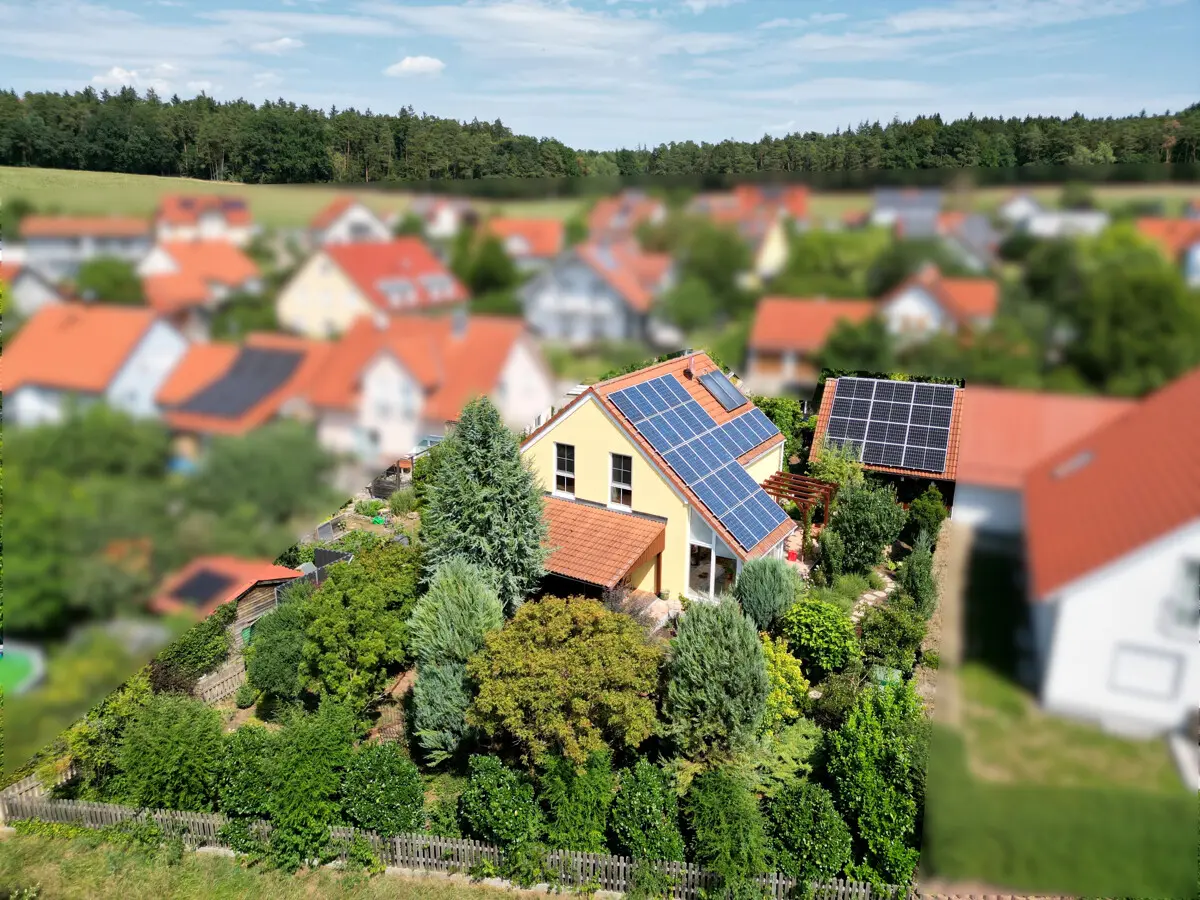 Vogelperspektive Westansicht