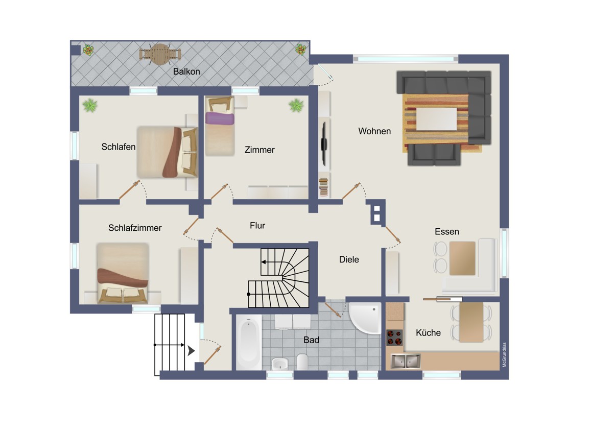 Grundriss EG