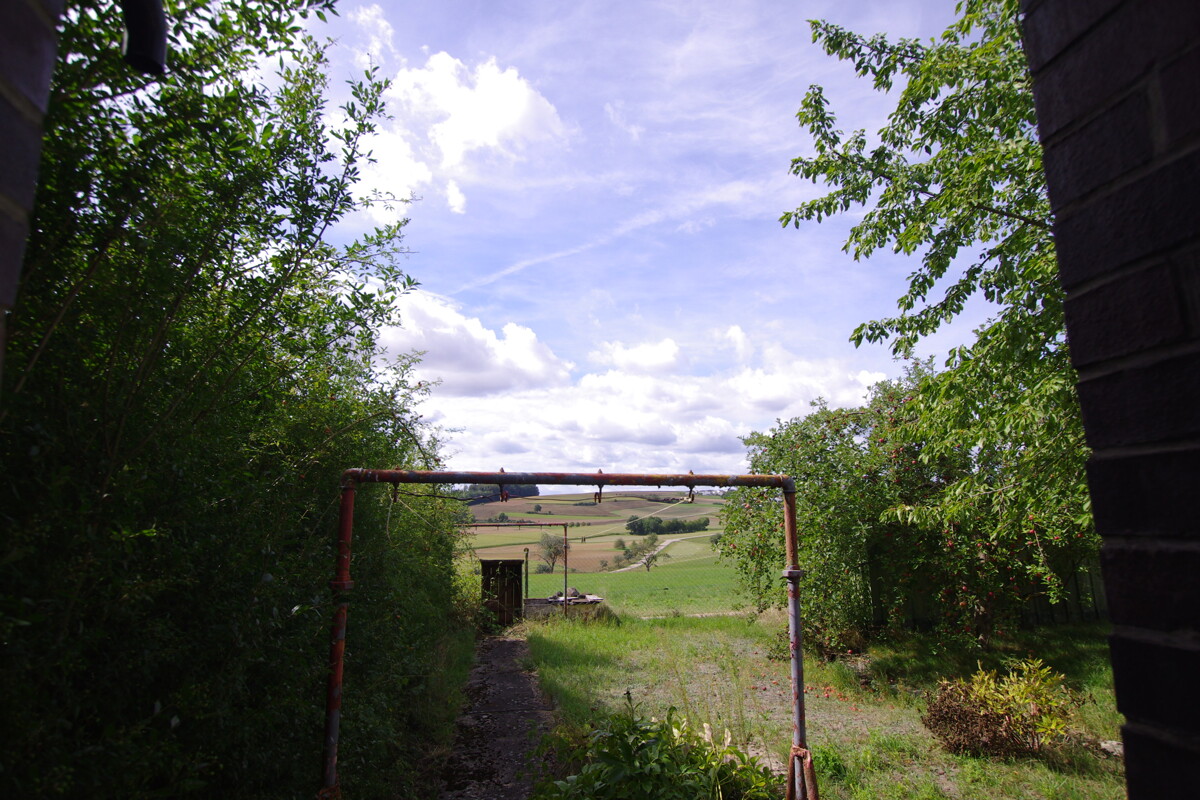 Ausblick vom Eingang