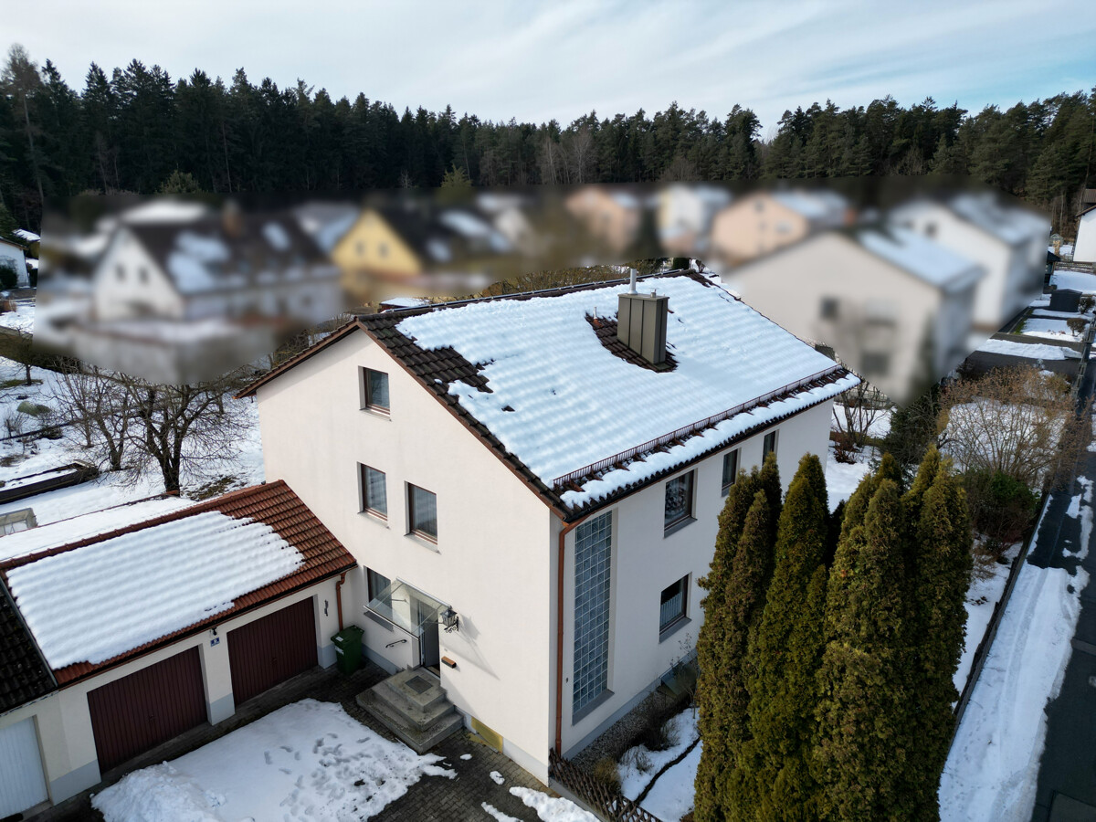 Vogelperspektive Straßenansicht