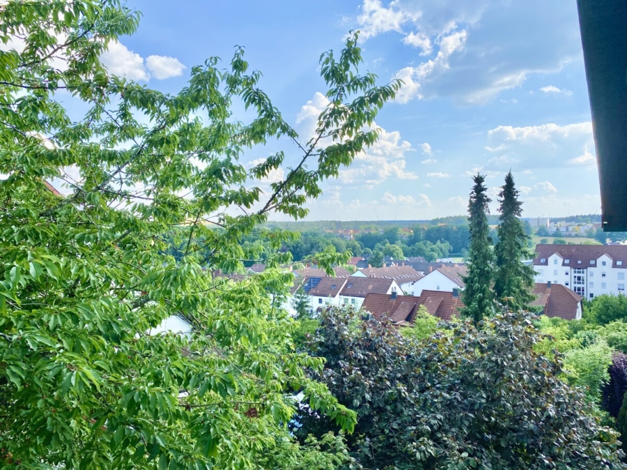 Blick vom Balkon