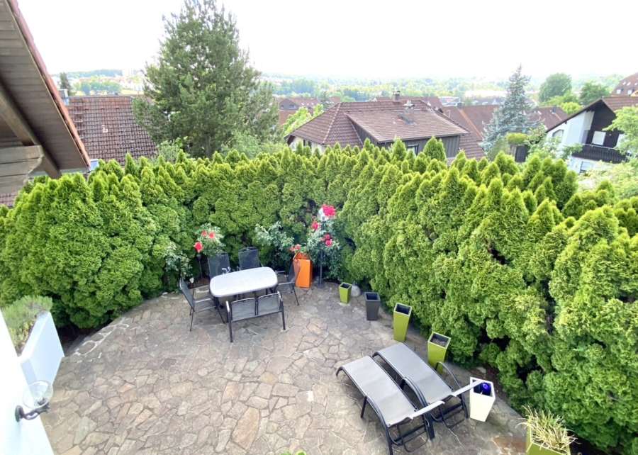 Terrasse von Oben