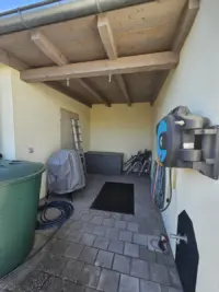 Überdachte Terrassenfläche