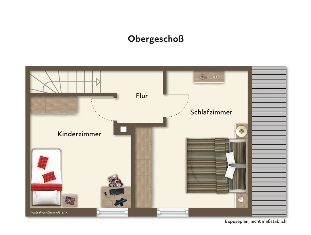 Grundriss Obergeschoß