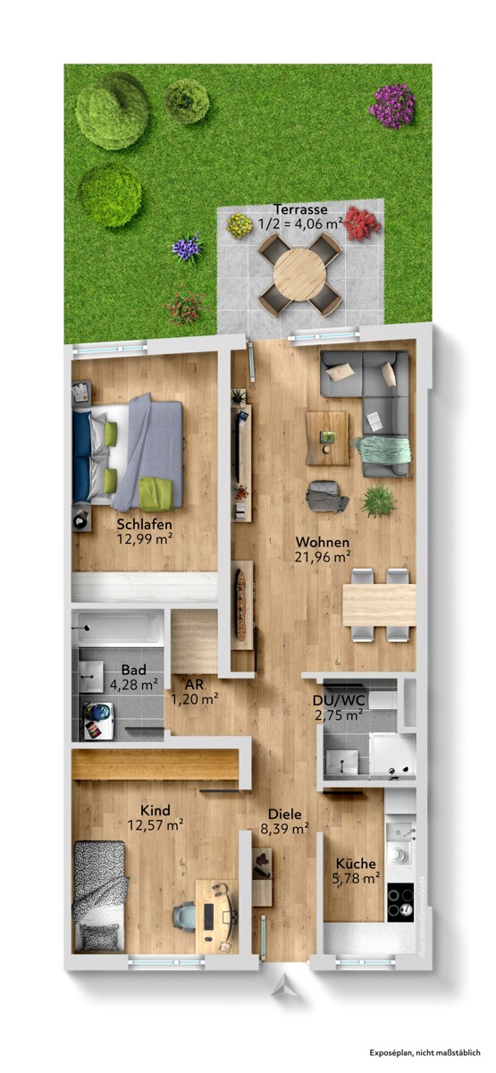 Der Grundriss Ihrer Wohnung