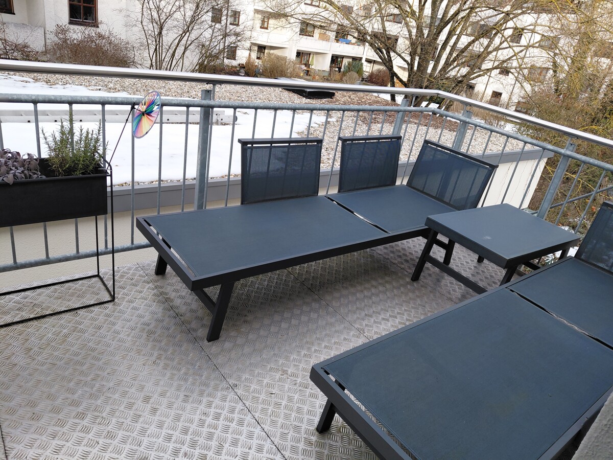 Großer Balkon