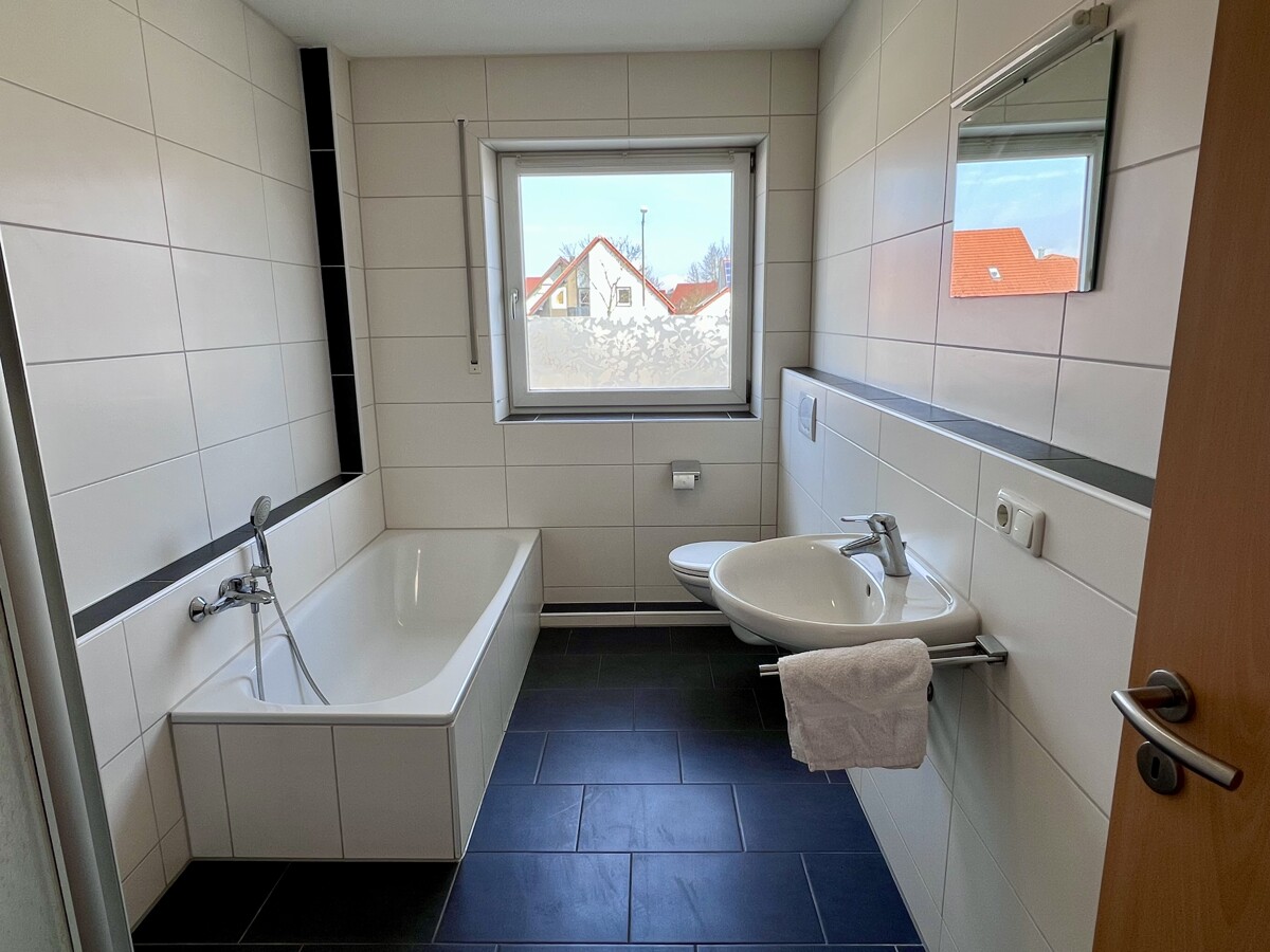 Badezimmer im Obergeschoss