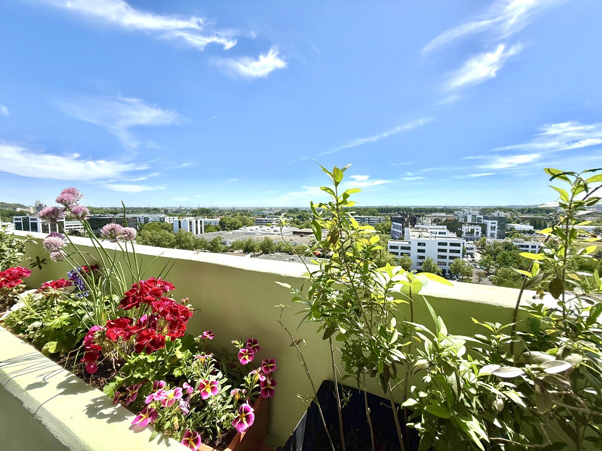Der Blick von Ihrer Loggia gen Süd-Osten