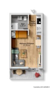 Der Grundriss Ihres Appartements
