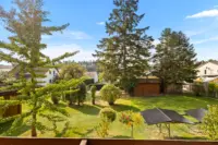 Blick auf den Garten