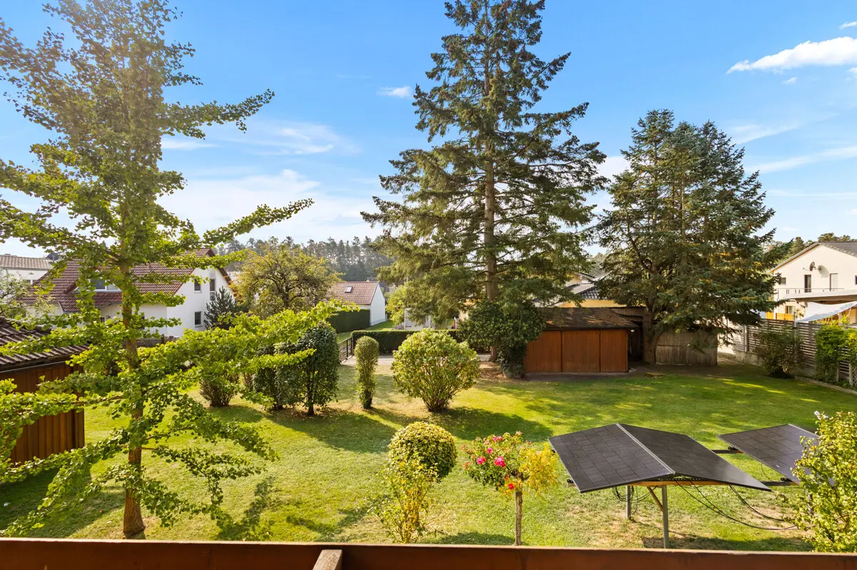 Blick auf den Garten